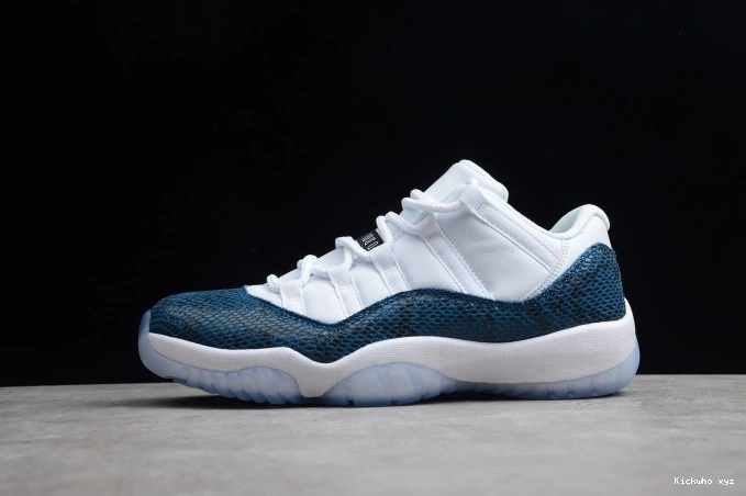 Jordan 11 Snakeskin Low Navy Air CD6846-102 Blue 0801